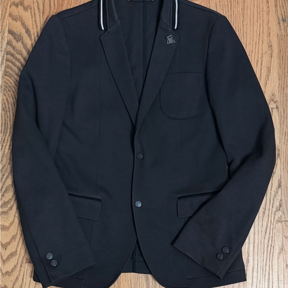 Ikks pure edition man women  blazer sport jacket  size 46 snap closure